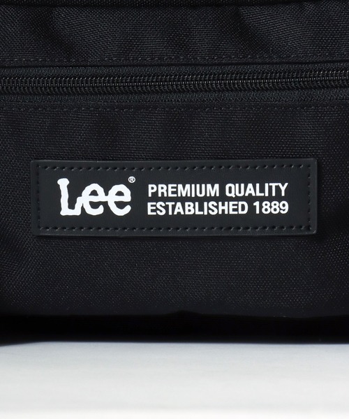 Lee（リー）の「Lee（リー）撥水ポリエステル バックパック ポーチ付き/リュックサック A4 PC収納 メンズ レディース 通学 通勤（バックパック/リュック・メンズ・ブラック・FREE）」の14枚目の写真