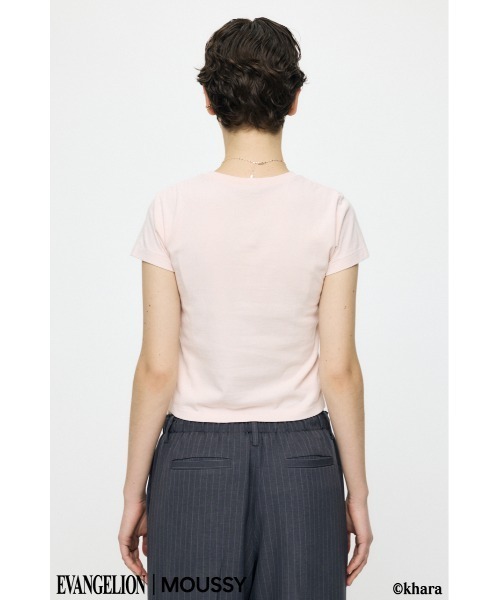 MOUSSY(マウジー)の「EVA REI Tシャツ(Tシャツ/カットソー・レディース・ピンク/ネイビー・1/2)」の9枚目の写真