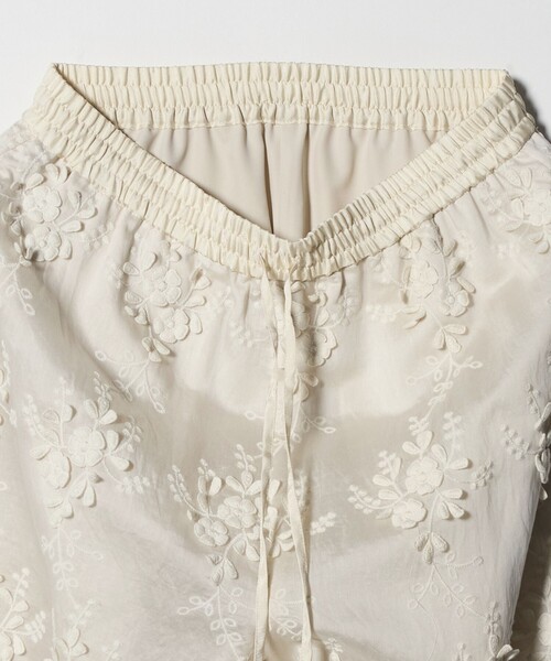 セルロースナイロン エンブロイダリー イージーパンツ（その他パンツ