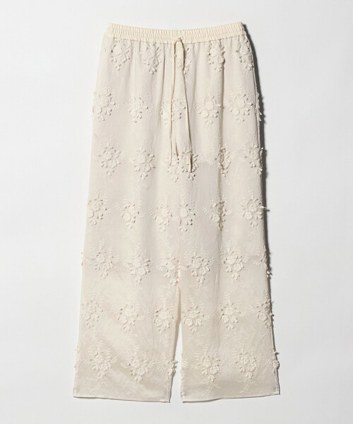 BEAUTY&YOUTH UNITED ARROWS（ビューティーアンドユースユナイテッドアローズ）の「セルロースナイロン エンブロイダリー イージーパンツ（その他パンツ・レディース・ブラック/オフホワイト・S/M）」の13枚目の写真