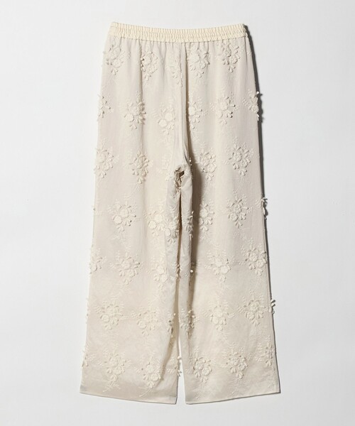 BEAUTY&YOUTH UNITED ARROWS（ビューティーアンドユースユナイテッドアローズ）の「セルロースナイロン エンブロイダリー イージーパンツ（その他パンツ・レディース・ブラック/オフホワイト・S/M）」の14枚目の写真