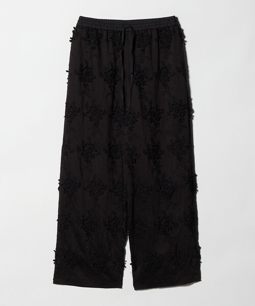 BEAUTY&YOUTH UNITED ARROWS（ビューティーアンドユースユナイテッドアローズ）の「セルロースナイロン エンブロイダリー イージーパンツ（その他パンツ・レディース・ブラック/オフホワイト・S/M）」の20枚目の写真