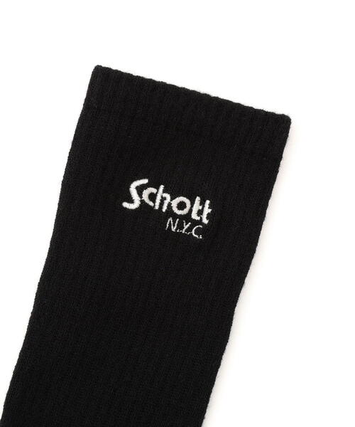 schott（ショット）の「Schott/ショット/ORIGINAL SOCKS/靴下（ソックス/靴下・メンズ・ブラック・F）」の4枚目の写真