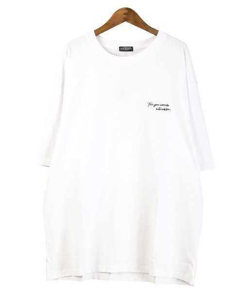 LUXSTYLE(ラグスタイル)の「フラワーバックプリントTシャツ(Tシャツ/カットソー・メンズ・ホワイト系その他/ホワイト/ホワイト系その他2/ブラック系その他/ブラック系その他2/ブラック・M/L)」の8枚目の写真