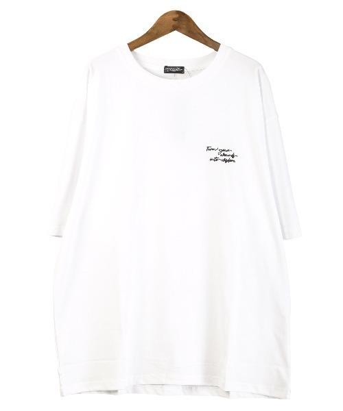 LUXSTYLE(ラグスタイル)の「フラワーバックプリントTシャツ(Tシャツ/カットソー・メンズ・ホワイト系その他/ホワイト/ホワイト系その他2/ブラック系その他/ブラック系その他2/ブラック・M/L)」の16枚目の写真