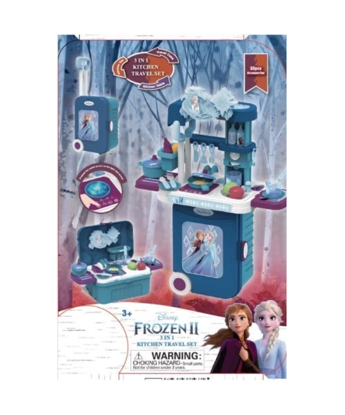 Disney（ディズニー）の「アナトユキノジョオウ　キッチンニヘンシン！　コロコロハコベルスーツケース（おもちゃ・キッズ・マルチ・FREE）」の4枚目の写真