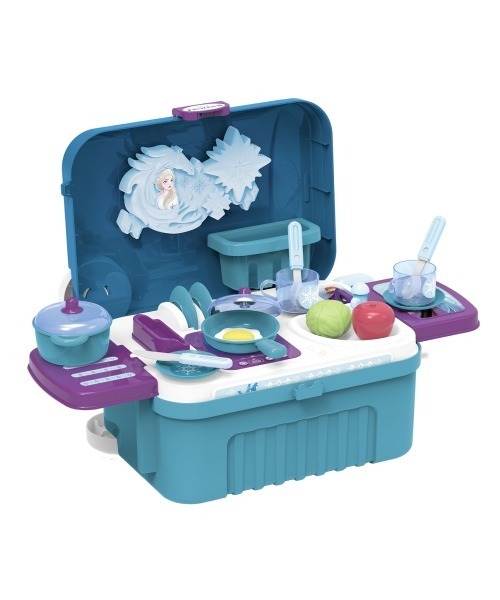 Disney（ディズニー）の「アナトユキノジョオウ　キッチンニヘンシン！　コロコロハコベルスーツケース（おもちゃ・キッズ・マルチ・FREE）」の8枚目の写真