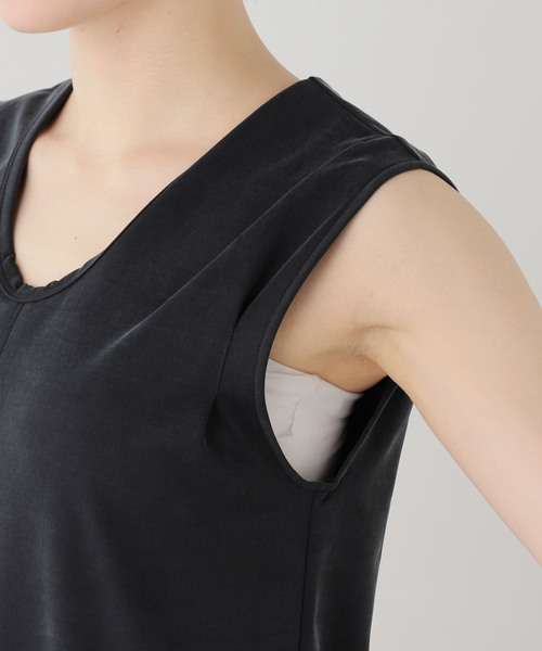 EDIT. FOR LULU（エディットフォールル）の「フィブリルバックサテン ワンピース（ワンピース・レディース・ブラック/ブラウン・FREE）」の11枚目の写真