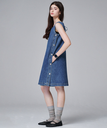 MALOUPE（マロップ）の「7105 ミニデニムワンピース (ミディアムインディゴ)（ワンピース）」