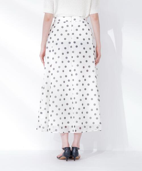 NATURAL BEAUTY BASIC(ナチュラルビューティーベーシック)の「◇メッシュドットフレアスカート(スカート・レディース・ホワイト系その他/ブラック系その他・MEDIUM/P/S)」の19枚目の写真
