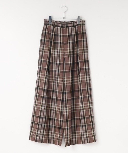 LOWRYS FARM（ローリーズファーム）の「ソフリネンワイドパンツ 621564（スラックス・レディース・ベージュ系その他/ブルー系その他/アイボリー/ブラック/ブラウン系その他/カーキ・MEDIUM/LARGE）」の3枚目の写真