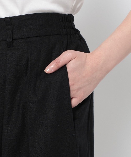 LOWRYS FARM（ローリーズファーム）の「ソフリネンワイドパンツ 621564（スラックス・レディース・ベージュ系その他/ブルー系その他/アイボリー/ブラック/ブラウン系その他/カーキ・MEDIUM/LARGE）」の17枚目の写真