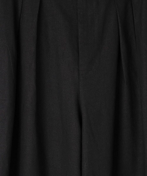 LOWRYS FARM（ローリーズファーム）の「ソフリネンワイドパンツ 621564（スラックス・レディース・ベージュ系その他/ブルー系その他/アイボリー/ブラック/ブラウン系その他/カーキ・MEDIUM/LARGE）」の8枚目の写真