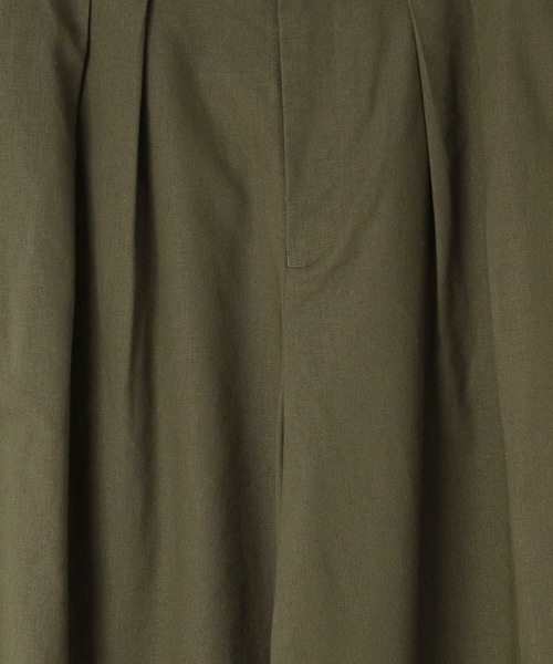 LOWRYS FARM（ローリーズファーム）の「ソフリネンワイドパンツ 621564（スラックス・レディース・ベージュ系その他/ブルー系その他/アイボリー/ブラック/ブラウン系その他/カーキ・MEDIUM/LARGE）」の11枚目の写真