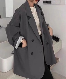 ゆったりダブルテーラードジャケット