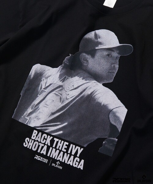 FREAK'S STORE(フリークスストア)の「MLB PLAYERS× RYNO SPORTS ×FREAK’S STORE 別注 【IMANAGA】CLOSE UP PHOTO TEE(Tシャツ/カットソー・メンズ・ブラック・MEDIUM/LARGE)」の3枚目の写真