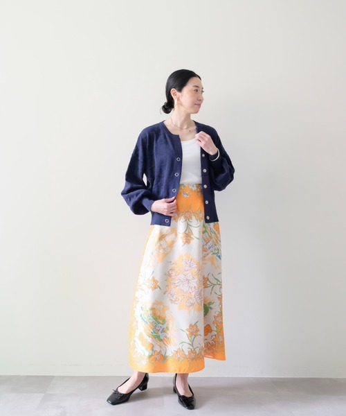 DOLLUPOOPS（ドールアップウップス）の「Yacht Panel Print Skirt(ヨットパネルプリントスカート)（スカート・レディース・ターコイズブルー/オレンジ・FREE）」の14枚目の写真