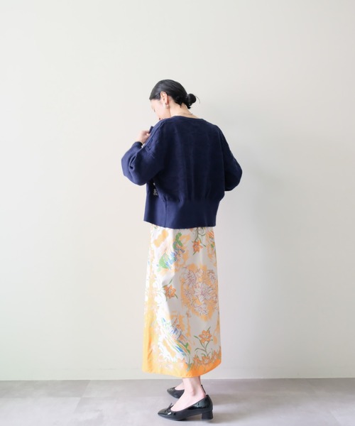 DOLLUPOOPS（ドールアップウップス）の「Yacht Panel Print Skirt(ヨットパネルプリントスカート)（スカート・レディース・ターコイズブルー/オレンジ・FREE）」の13枚目の写真