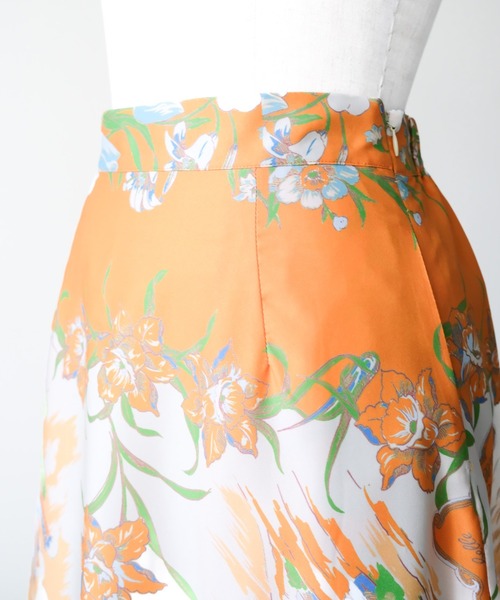 DOLLUPOOPS(ドールアップウップス)の「Yacht Panel Print Skirt(ヨットパネルプリントスカート)(スカート・レディース・ターコイズブルー/オレンジ・FREE)」の11枚目の写真