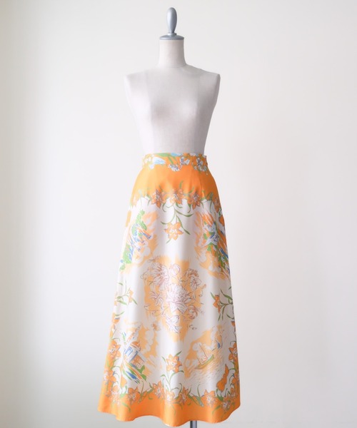 DOLLUPOOPS(ドールアップウップス)の「Yacht Panel Print Skirt(ヨットパネルプリントスカート)(スカート・レディース・ターコイズブルー/オレンジ・FREE)」の14枚目の写真