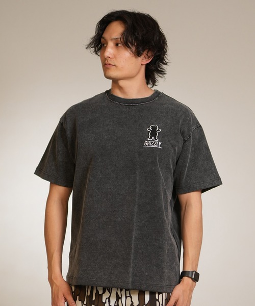 GRIZZLY(グリズリー)の「【ムラサキスポーツ限定】GRIZZLY/グリズリー 半袖Tシャツ メンズ BIGEMBROIDERY BEAR SST G26SS-2404(Tシャツ/カットソー・メンズ・ホワイト/スミクロ/ブラック・L/XL/M)」の13枚目の写真