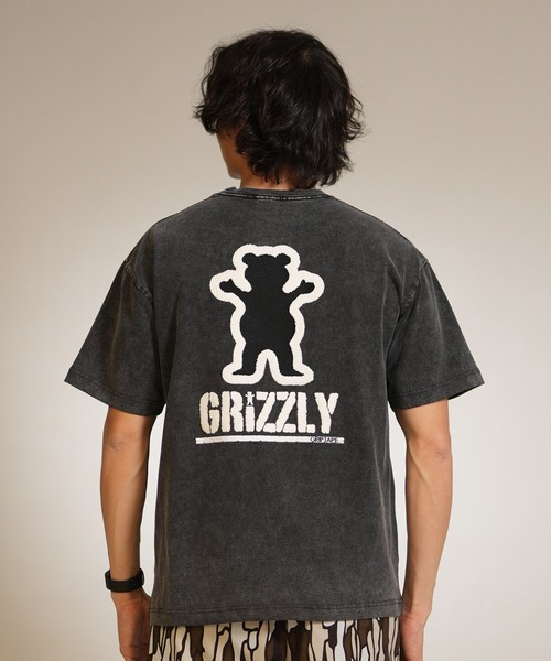 GRIZZLY(グリズリー)の「【ムラサキスポーツ限定】GRIZZLY/グリズリー 半袖Tシャツ メンズ BIGEMBROIDERY BEAR SST G26SS-2404(Tシャツ/カットソー・メンズ・ホワイト/スミクロ/ブラック・L/XL/M)」の14枚目の写真