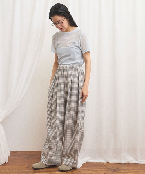 fig Ｌondon（フィグロンドン）の「commm pants（その他パンツ・レディース・ストライプ/チェック・FREE）」の17枚目の写真