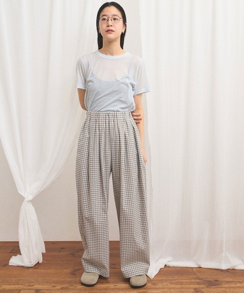 fig Ｌondon（フィグロンドン）の「commm pants（その他パンツ・レディース・ストライプ/チェック・FREE）」の20枚目の写真