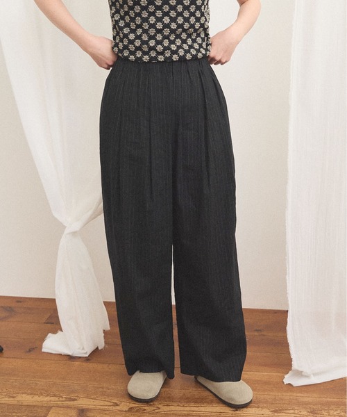 fig Ｌondon（フィグロンドン）の「commm pants（その他パンツ・レディース・ストライプ/チェック・FREE）」の12枚目の写真