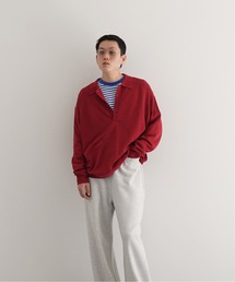 crepuscule（クレプスキュール）の「【EXCLUSIVE】crepuscule L/s polo（ポロシャツ）」