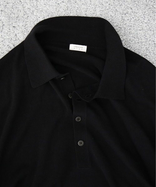 crepuscule（クレプスキュール）の「【EXCLUSIVE】crepuscule L/s polo（ポロシャツ・メンズ・ワインレッド/サックスブルー/ブラック・2/1）」の10枚目の写真