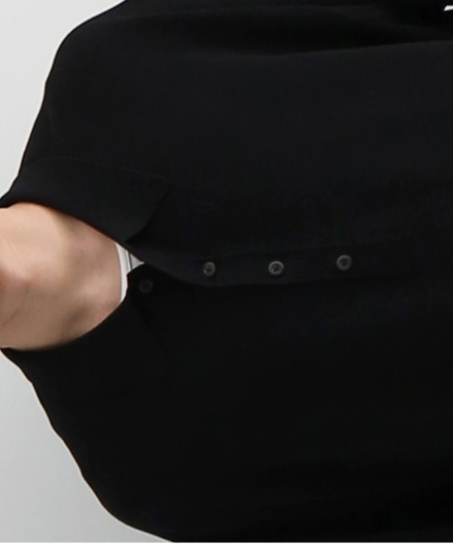 crepuscule（クレプスキュール）の「【EXCLUSIVE】crepuscule L/s polo（ポロシャツ・メンズ・ワインレッド/サックスブルー/ブラック・2/1）」の6枚目の写真