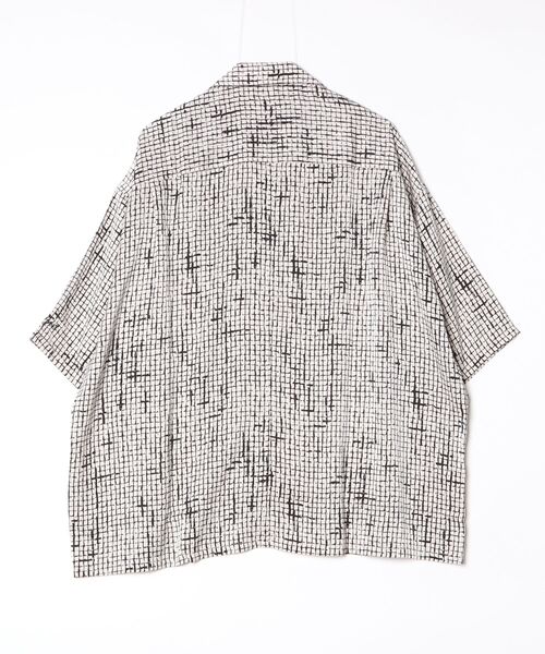 FAT（エフエイティー）の「GRIDCROP（シャツ/ブラウス・メンズ・ブラック/オフホワイト・SKINNY(L)/JUMBO(XXL)/FAT(XL)/TITCH(M)）」の3枚目の写真