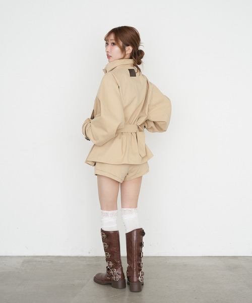 RAY CASSIN(レイカズン)の「レース付きソックス(ソックス/靴下・レディース・アイボリー/ブラック・FREE)」の15枚目の写真