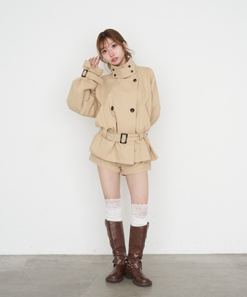 RAY CASSIN(レイカズン)の「レース付きソックス(ソックス/靴下・レディース・アイボリー/ブラック・FREE)」の16枚目の写真