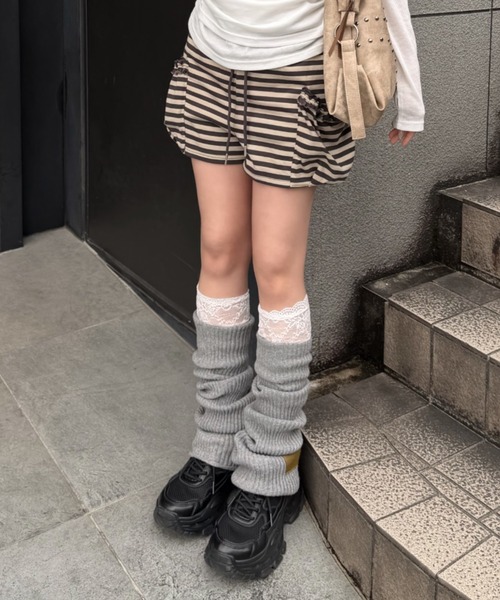 RAY CASSIN(レイカズン)の「レース付きソックス(ソックス/靴下・レディース・アイボリー/ブラック・FREE)」の11枚目の写真