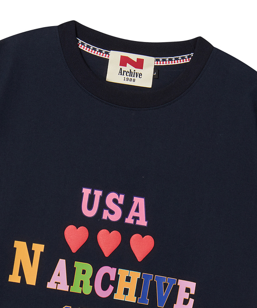 Beyond Closet（-）の「[コレクションライン] 90年代スポーツオマージュヴィンテージ半袖Tシャツネイビー（Tシャツ/カットソー・メンズ・その他・MEDIUM/LARGE）」の3枚目の写真