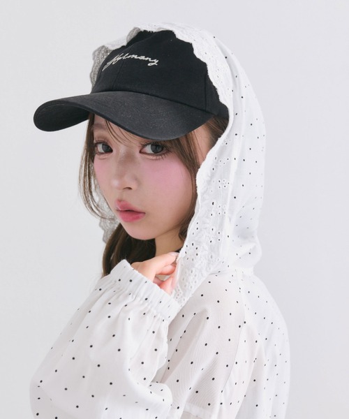 OLIVE des OLIVE（オリーブデオリーブ）の「ペプラムマンパ（パーカー・レディース・ホワイト/オフホワイト・FREE）」の8枚目の写真