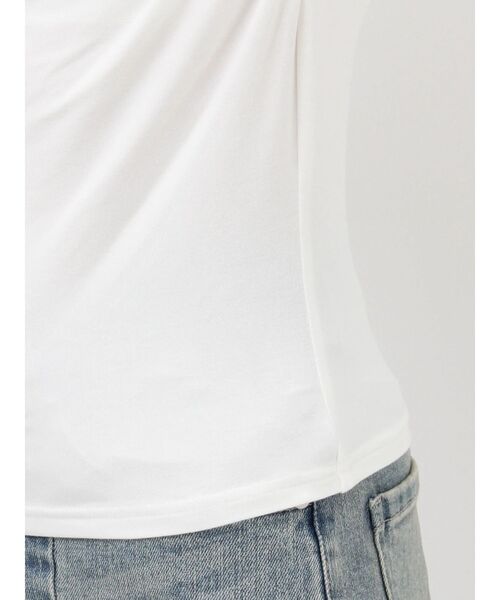 RESEXXY(リゼクシー)の「ドレープカットプルオーバー(Tシャツ/カットソー・レディース・ホワイト/チャコールグレー/ブラック・FREE)」の14枚目の写真