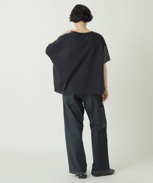 ZUCCa（ズッカ）の「(S)MIX DOTS（Tシャツ/カットソー・レディース・ブラック/ネイビー/ホワイト・M size）」の13枚目の写真