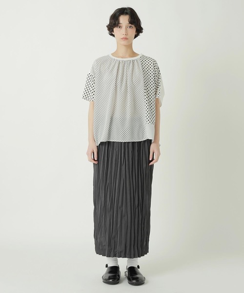 ZUCCa（ズッカ）の「(S)MIX DOTS（Tシャツ/カットソー・レディース・ブラック/ネイビー/ホワイト・M size）」の11枚目の写真
