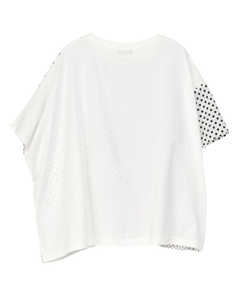 ZUCCa（ズッカ）の「(S)MIX DOTS（Tシャツ/カットソー・レディース・ブラック/ネイビー/ホワイト・M size）」の7枚目の写真