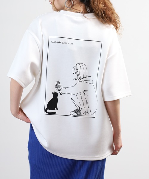 FUNALIVE(ファンアライブ)の「接触冷感クールポンチ ワンポイントネコ刺繍 TASOGARE 半袖Tシャツ(Tシャツ/カットソー・メンズ・ホワイト系1/ホワイト系2/ブラック系2/ブラック系1/ライトグレー系2/ライトグレー系1・M/L)」の17枚目の写真