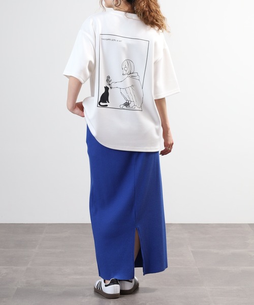 FUNALIVE(ファンアライブ)の「接触冷感クールポンチ ワンポイントネコ刺繍 TASOGARE 半袖Tシャツ(Tシャツ/カットソー・メンズ・ホワイト系1/ホワイト系2/ブラック系2/ブラック系1/ライトグレー系2/ライトグレー系1・M/L)」の21枚目の写真