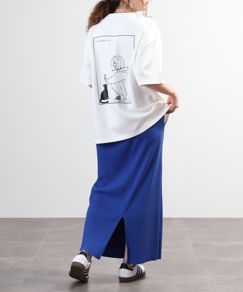FUNALIVE(ファンアライブ)の「接触冷感クールポンチ ワンポイントネコ刺繍 TASOGARE 半袖Tシャツ(Tシャツ/カットソー・メンズ・ホワイト系1/ホワイト系2/ブラック系2/ブラック系1/ライトグレー系2/ライトグレー系1・M/L)」の22枚目の写真