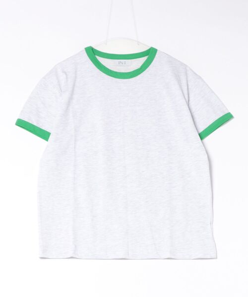 a.p.o.v.(エーピーオービー)の「a.p.o.v. 短丈ルーズ霜降りコットンリンガーTシャツ(Tシャツ/カットソー・メンズ・オレンジ/グリーン/レッド・ONESIZE)」の8枚目の写真