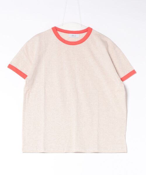 a.p.o.v.(エーピーオービー)の「a.p.o.v. 短丈ルーズ霜降りコットンリンガーTシャツ(Tシャツ/カットソー・メンズ・オレンジ/グリーン/レッド・ONESIZE)」の10枚目の写真