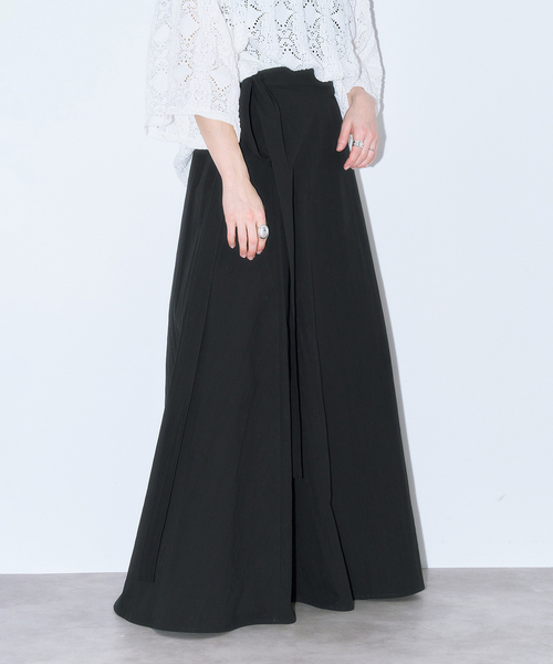 CITYSHOP(シティーショップ)の「2WAY WRAP スカート(スカート・レディース・ブラック・38/36)」の1枚目の写真