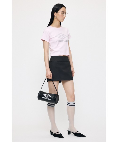 MOUSSY(マウジー)の「U/M RHINESTONE BARREL バッグ(ショルダーバッグ・レディース・ミント/ブラック・FREE)」の15枚目の写真