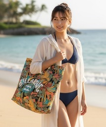 BILLABONG（ビラボン）の「【BILLABONG/ビラボン】26SSESSENTIAL BEACH BAG/ボタニカル柄トートバッグ（トートバッグ）」